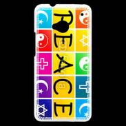 Coque HTC One Paix dans toutes les religions