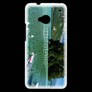 Coque HTC One Barques sur le lac d'Annecy