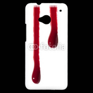 Coque HTC One Gouttes de sang