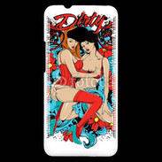 Coque HTC One Couple de femme