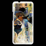 Coque HTC One Peinture du canal de Venise en Italie