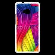 Coque HTC One Fibres de couleur