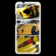 Coque HTC One Voiture jaune 6