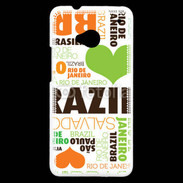 Coque HTC One I love Brésil