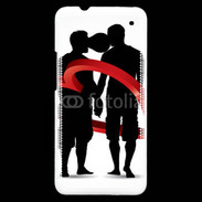 Coque HTC One Couple Gay
