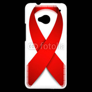 Coque HTC One Ruban contre le sida