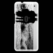 Coque HTC One Plage romantique 5