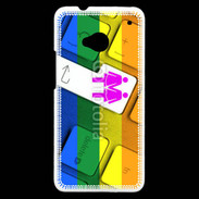 Coque HTC One Lesbian keyboard