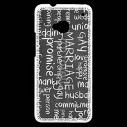 Coque HTC One Mariage gay 2