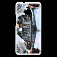 Coque HTC One Cockpit avion de ligne