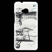 Coque HTC One Vintage Aircraft