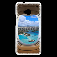 Coque HTC One Vue de l'intérieur d'un avion