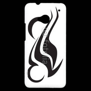 Coque HTC One Tatouage d'un symbole de moto