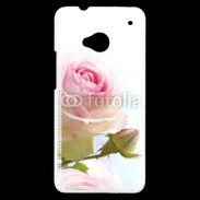 Coque HTC One Rose couleur rose