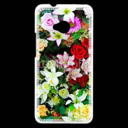 Coque HTC One Fleurs 2