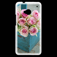 Coque HTC One Panier de roses