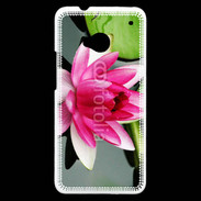 Coque HTC One Fleur de nénuphar