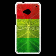 Coque HTC One Feuille rasta