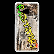 Coque HTC One Rastafari graffiti