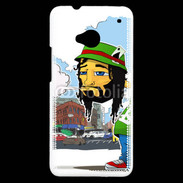 Coque HTC One Rasta caractère