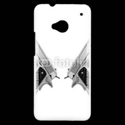 Coque HTC One Double flingue