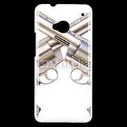 Coque HTC One Double revolver