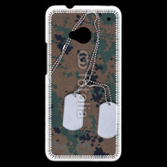 Coque HTC One plaque d'identité soldat américain