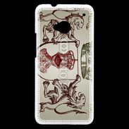 Coque HTC One Moyen âge 1