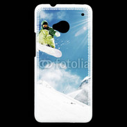 Coque HTC One Saut en Snowboard 2
