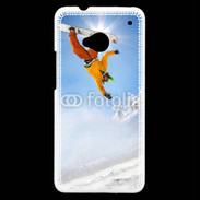 Coque HTC One Saut de snowboarder