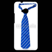 Coque HTC One Cravate bleue