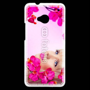 Coque HTC One Beauté féminine 5