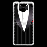 Coque HTC One Illustration smoking noir rayé