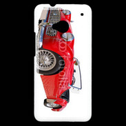 Coque HTC One Vieille voiture cabriolet rouge