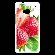 Coque HTC One Envie de fraise