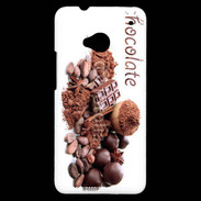 Coque HTC One Amour de chocolat