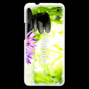 Coque HTC One Fleur de lotus
