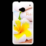 Coque HTC One Fleurs relax