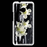 Coque HTC One Orchidée blanche Zen 11