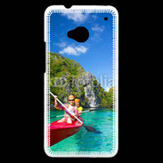 Coque HTC One Kayak dans un lagon