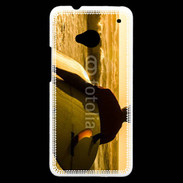 Coque HTC One Surfer à la tombée de la nuit