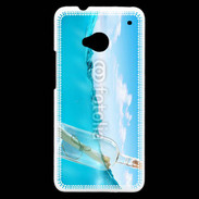 Coque HTC One Bouteille à la mer