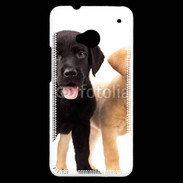 Coque HTC One Chiot labrador