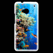 Coque HTC One Poisson et corail