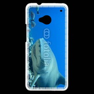 Coque HTC One Requin citron
