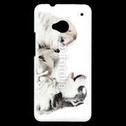 Coque HTC One Trio de chiots