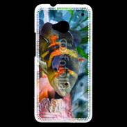 Coque HTC One Poisson coloré