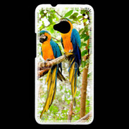Coque HTC One Duo de perroquets