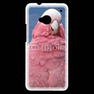 Coque HTC One Perroquet rose