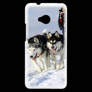 Coque HTC One Chien de traineau